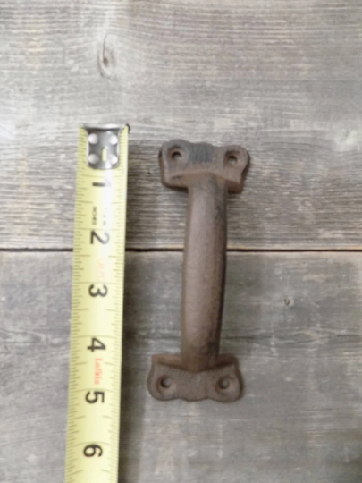 20 CAST IRON HANDLES RUSTIC DRAWER PULLS 5 1/2" TABLE TRAY CABINET WINDOW CRAFT