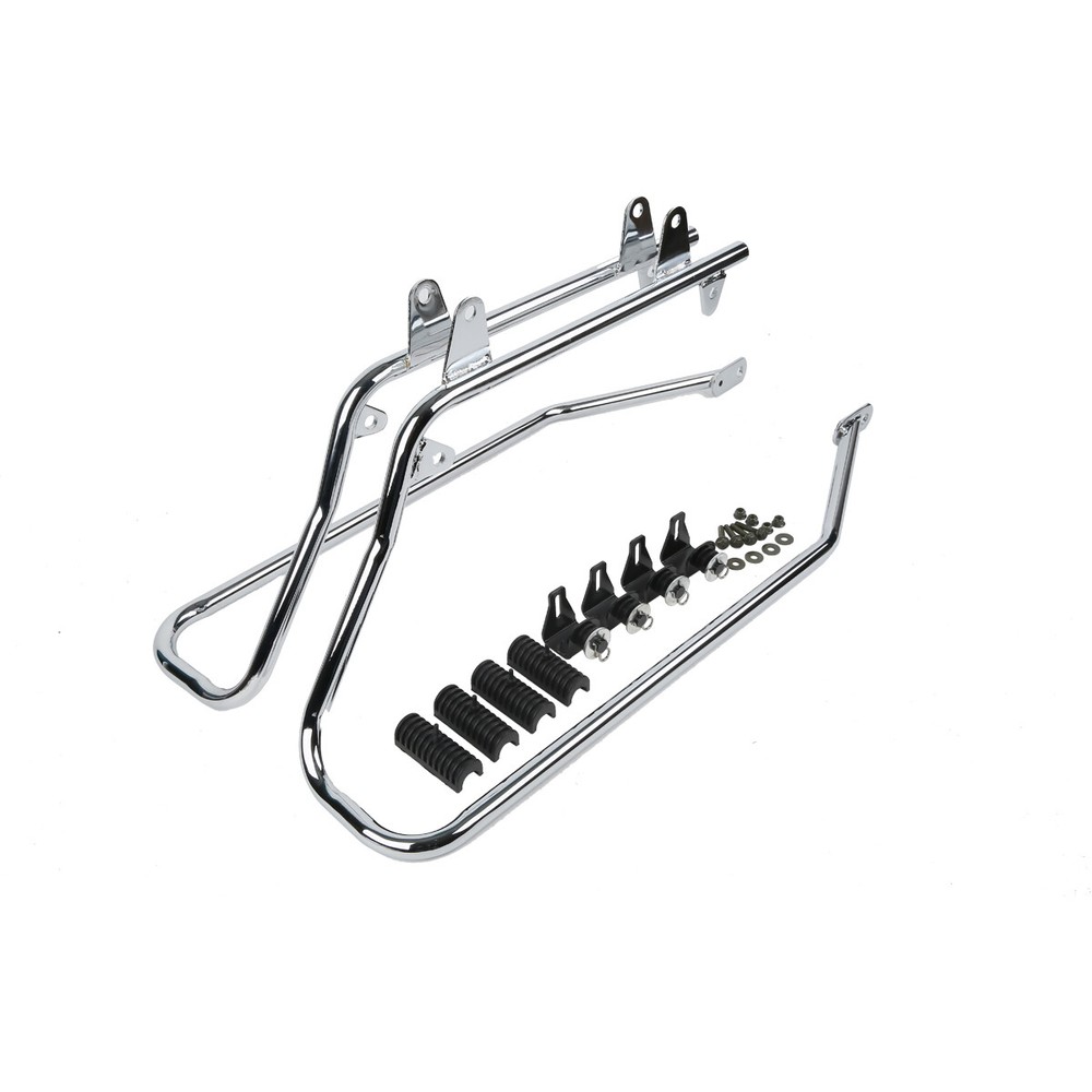 Hard Saddlebags Conversion Bracket Kit Fit For Harley Softail 1984-2017 Chrome