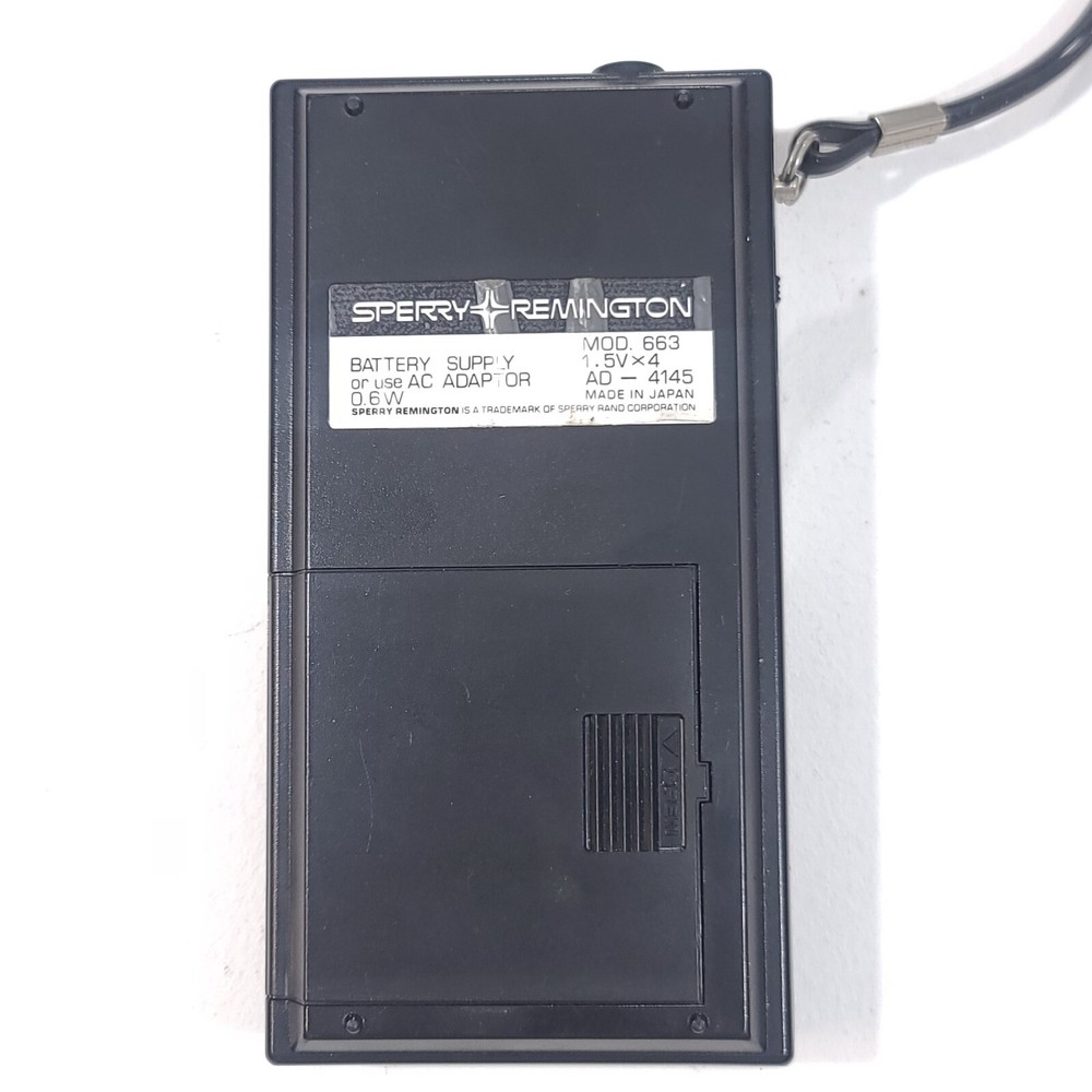 Vintage SPERRY REMINGTON Model 663 Electronic Calculator - UNTESTED