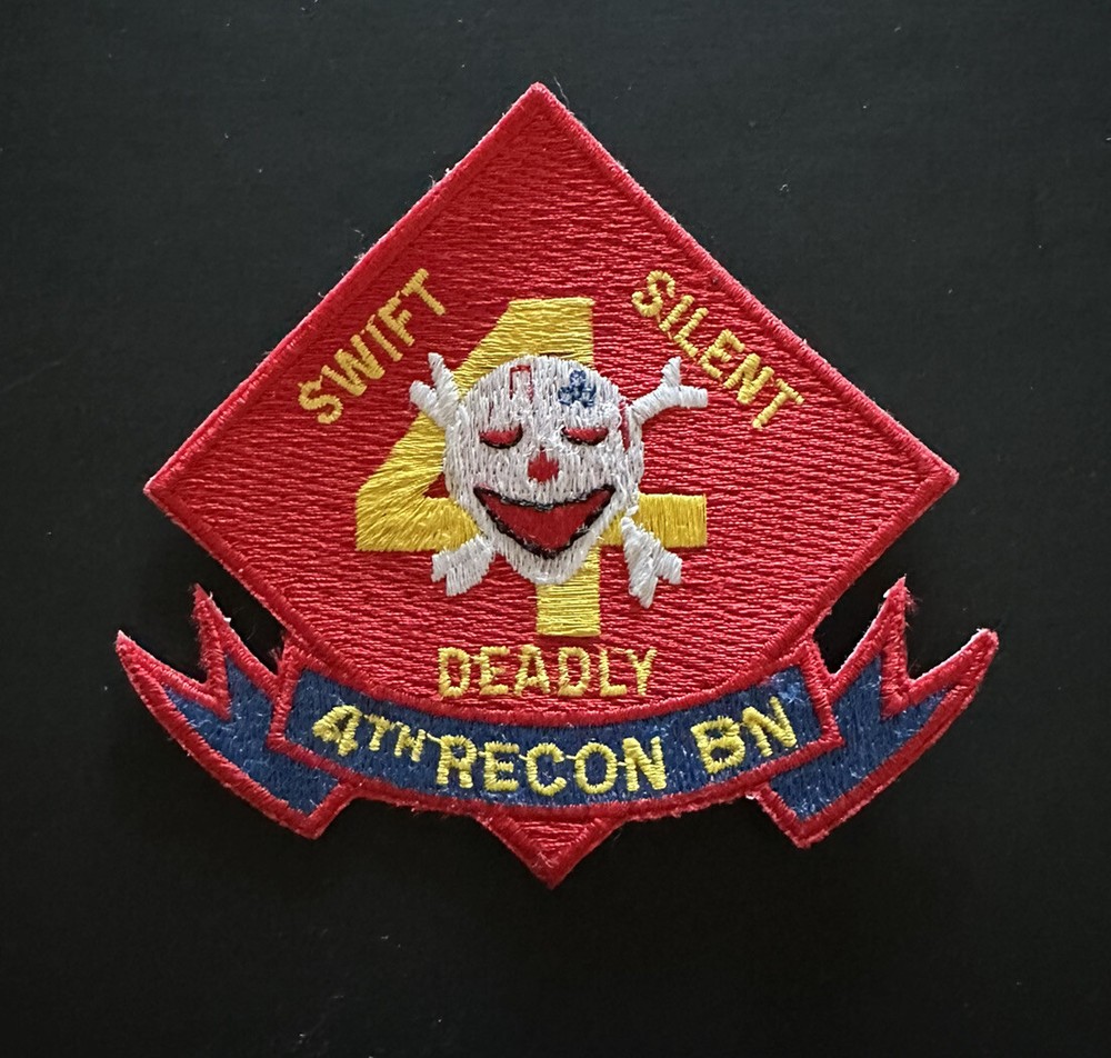 USMC 5th Recon BN Patch Swift Silent Deadly Skull Patch