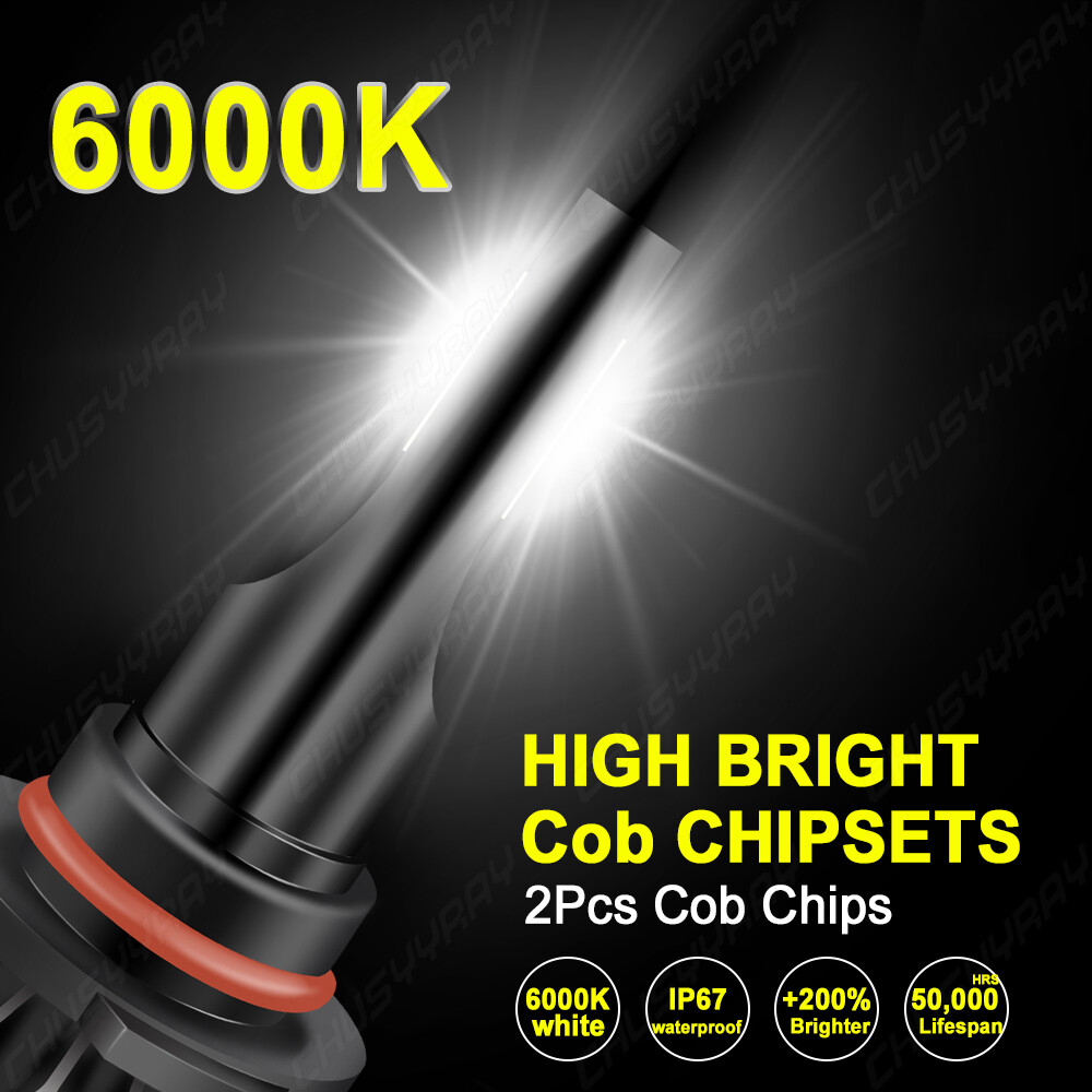 For Lincoln MKX 2007-2010 -6X LED Headlight High/lo Beam + Fog Light Bulbs Combo