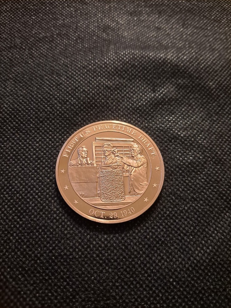 FIRST U.S. PEACETIME DRAFT TOKEN!    e7684UXX