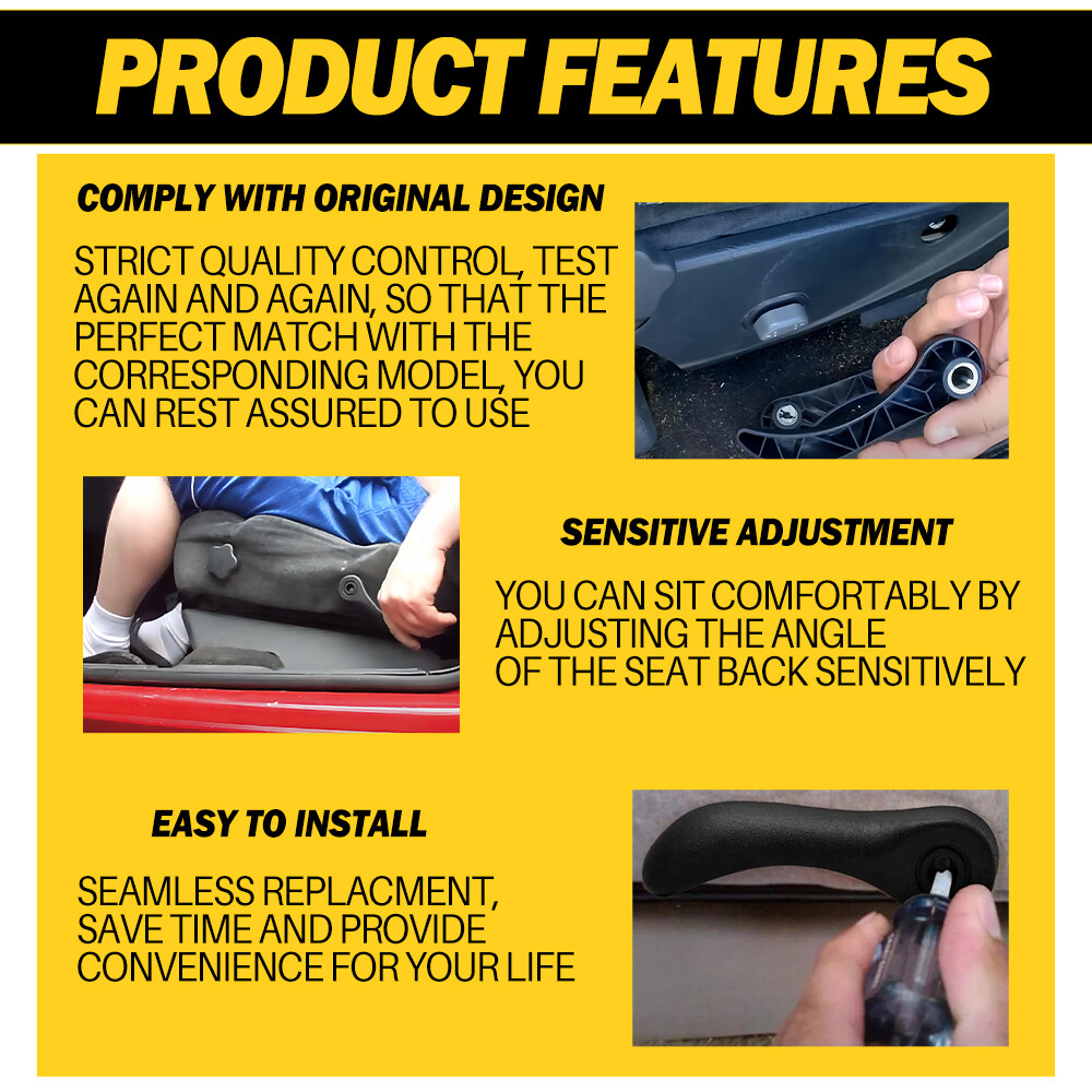 FOR 1998-2005 S10 BLAZER SEAT BACK RECLINER ADJUSTMENT HANDLE FRONT-LEFT/RIGHT