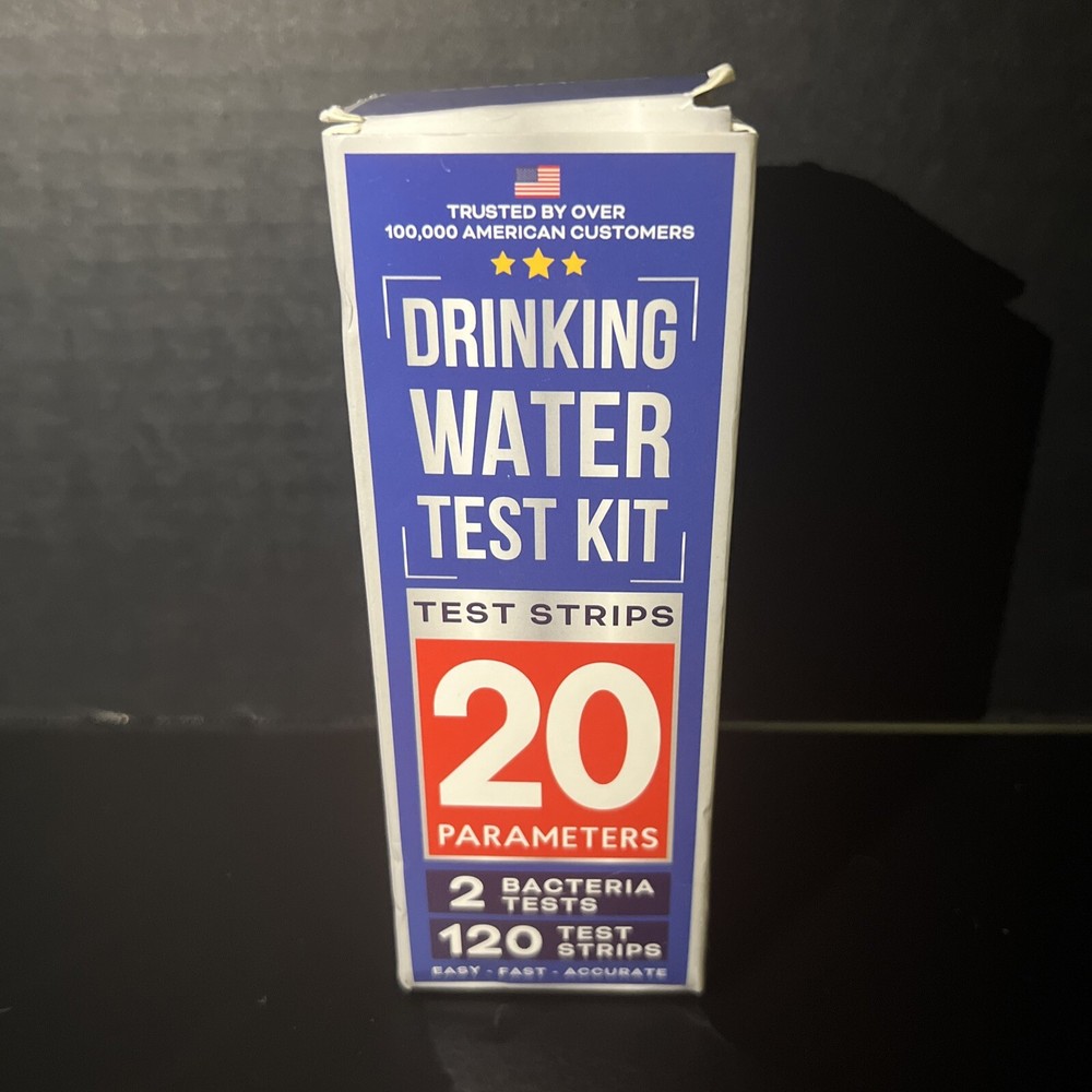 Drinking Water Test Strips- 16 In 1  100 Strips- Open  Box 20 Parameters