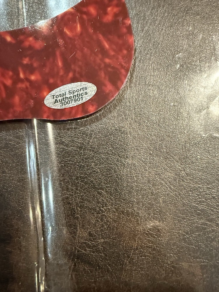 Usher Signed Pick Guard (TSA COA)