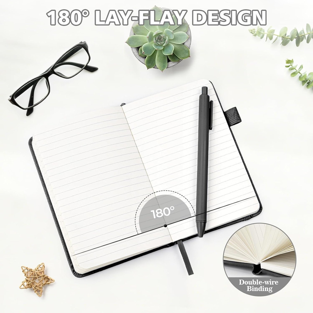 Lined Pocket Notebook Journal: 3 Pack Small Notebooks for Note Taking, A6 Mini N