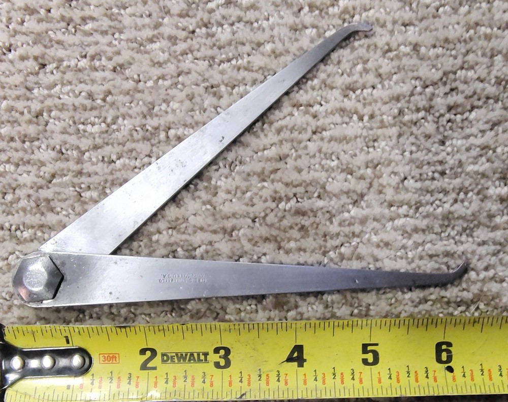 🗽 VINTAGE STARRETT 11" ID / OD CALIPER