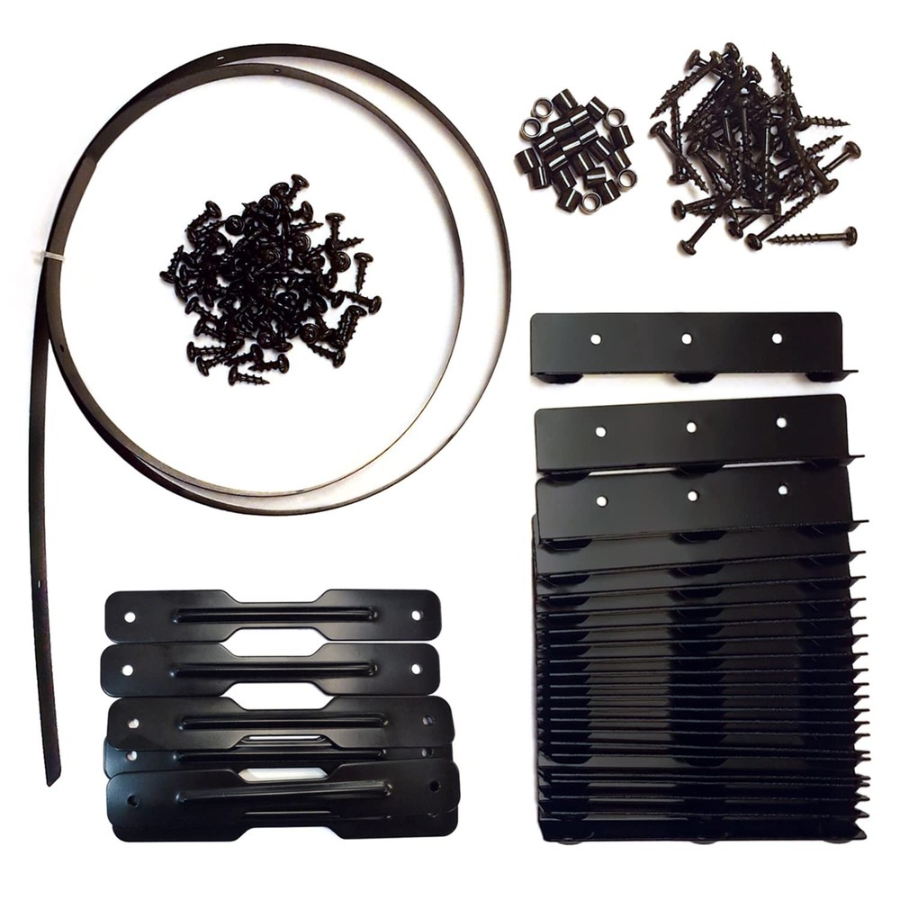 Pylex Deck Sunblind System 11060, Louvers Bracket Shutter Hardware Kit, Up to...