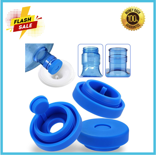 3 Pcs Reusable 5 Gallon Water Jug Caps Leak Proof Bottle Lids (55mm) Bottles New