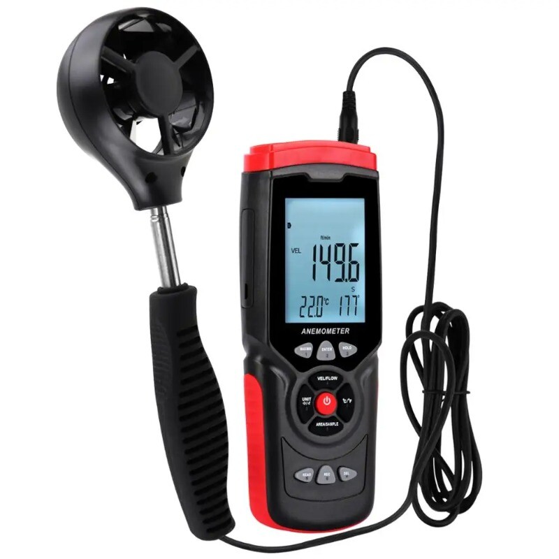 Handheld Wind Detector Telescopic Wind Measurement Anemometer Instruments