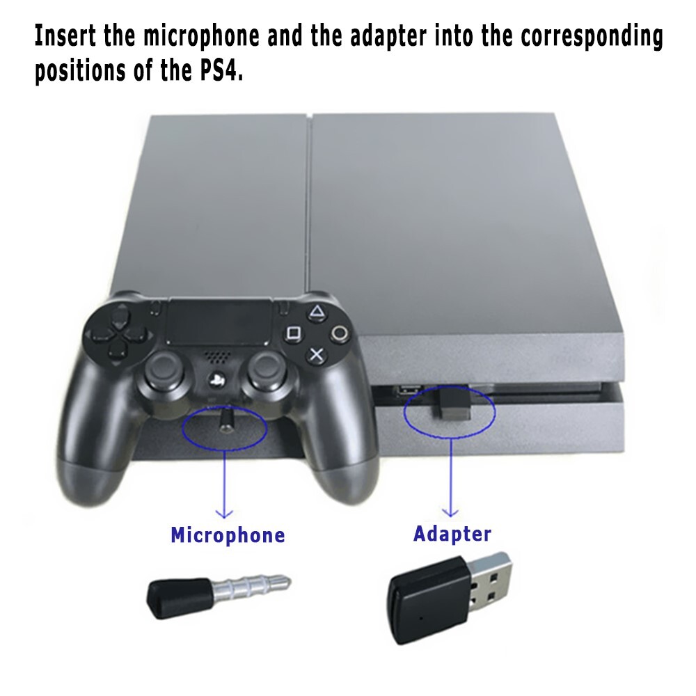 Upgraded Plug-in External Game Console Controller Adapter fits PlayStation 4