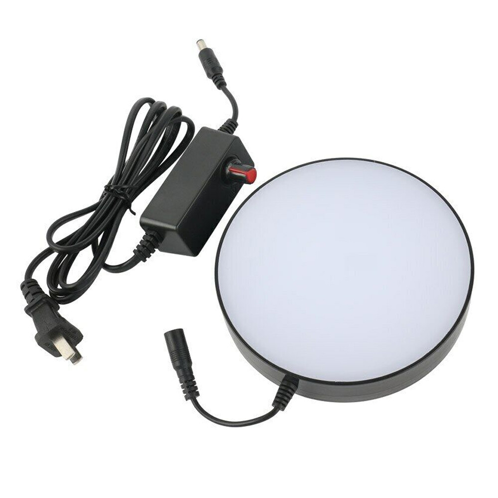 100V-240V Adjustable Brightness LED Ring Bottom Light Source f Stereo Microscope