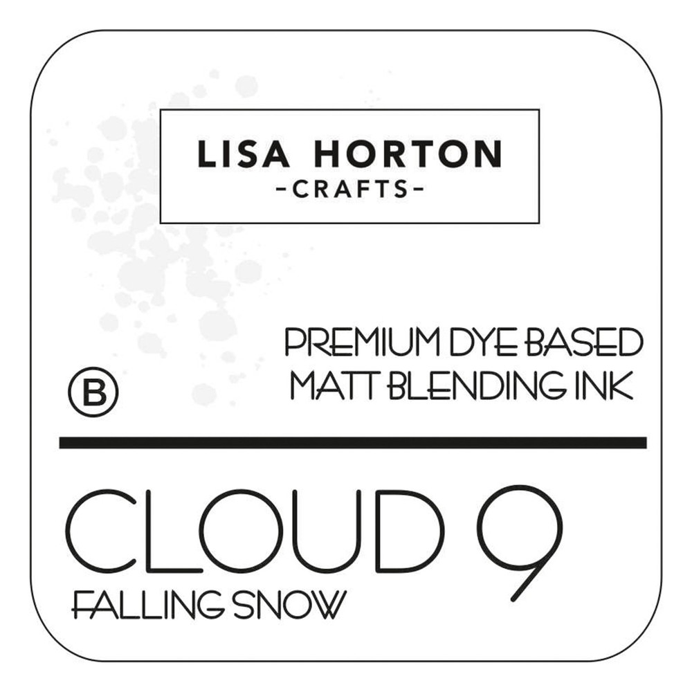 Lisa Horton Crafts Cloud 9 Dye Based Matte Blending Ink Pad-Falling Snow