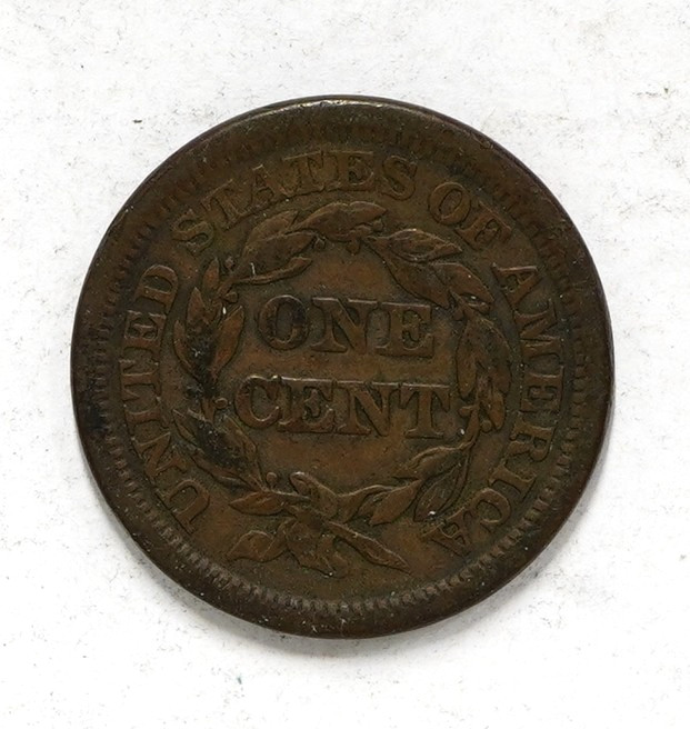 1848 Braided Hair Large Cent