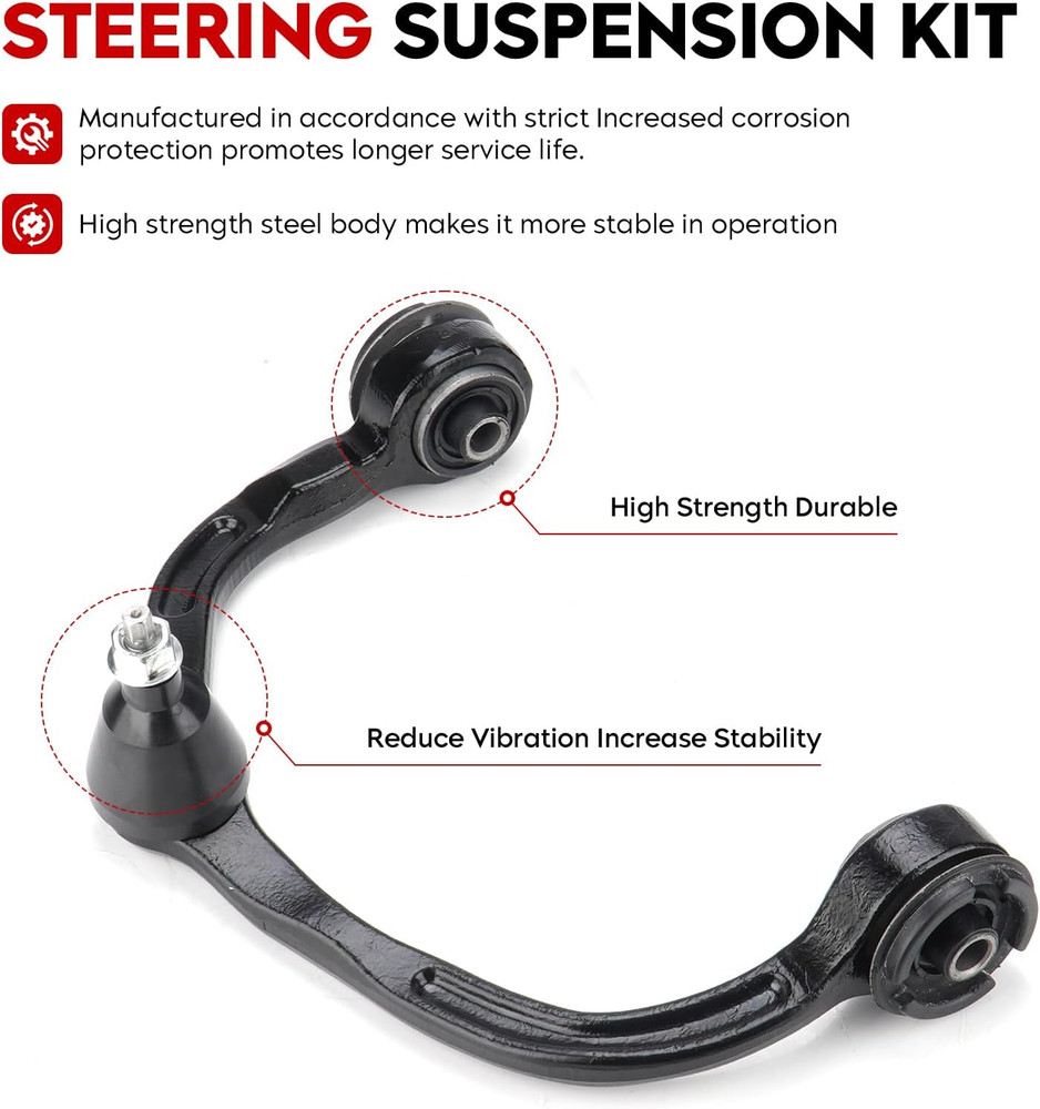 2Pc Front Upper Control Arm Ball Joint Set 2003-2004 Ford Expedition Navigator