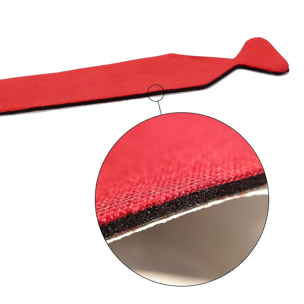 Vinyl Squeegee Buffer Tape Felt Pack of 20 Red