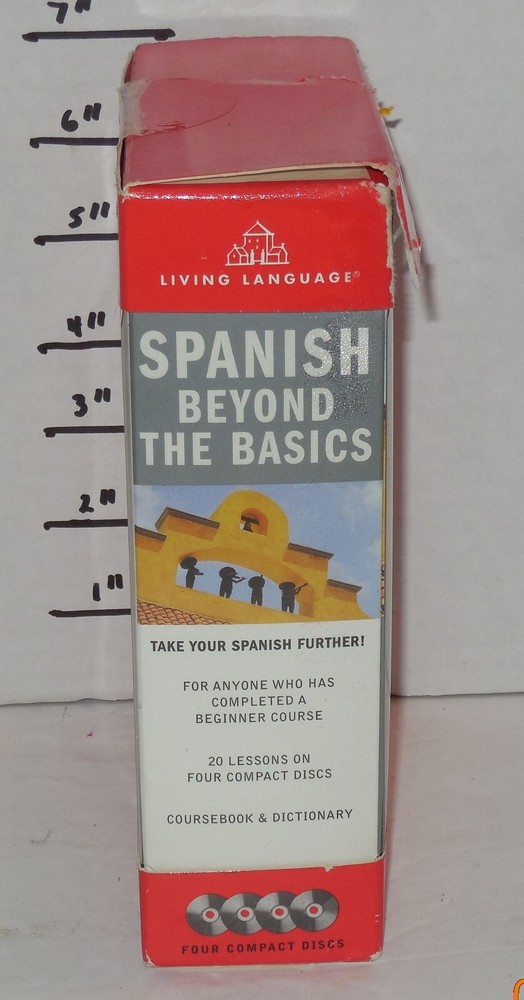 Living Language Spanish Beyond The Basics 4 CDs Complete