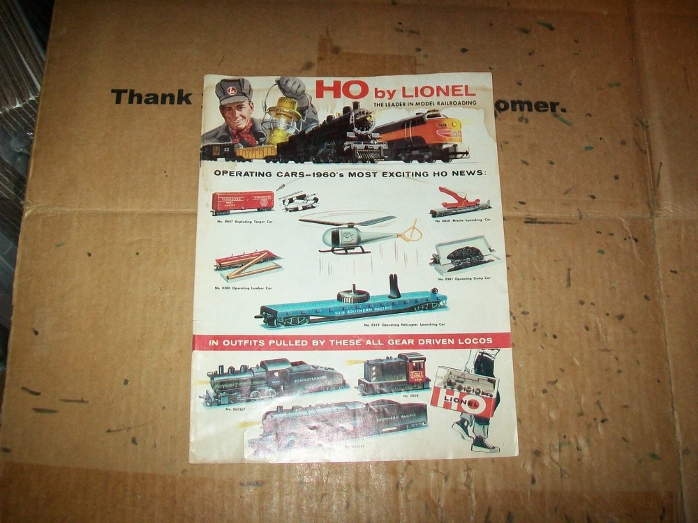 1960 HO By Lionel train Catalog