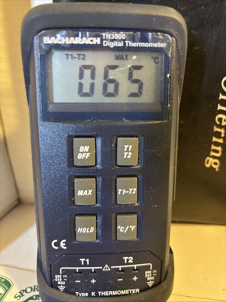 BACHARACH TH3000 TYPE K THERMOMETER