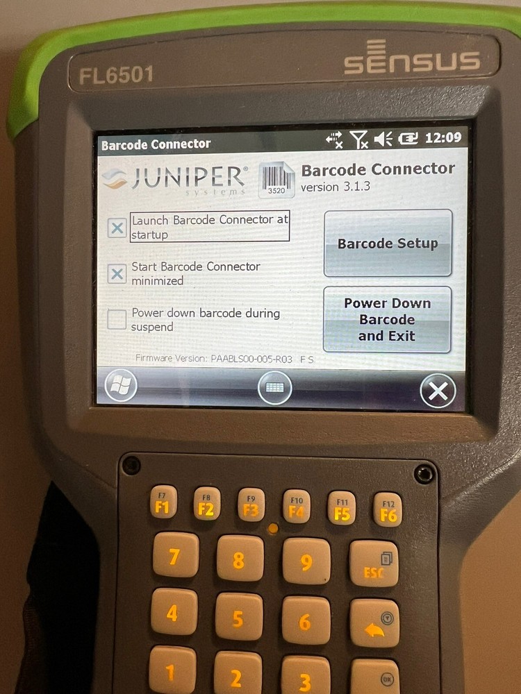 Sensus FL6501 Utility Meter Reader W/ power Cord WITHOUT CABLES / Accessories .