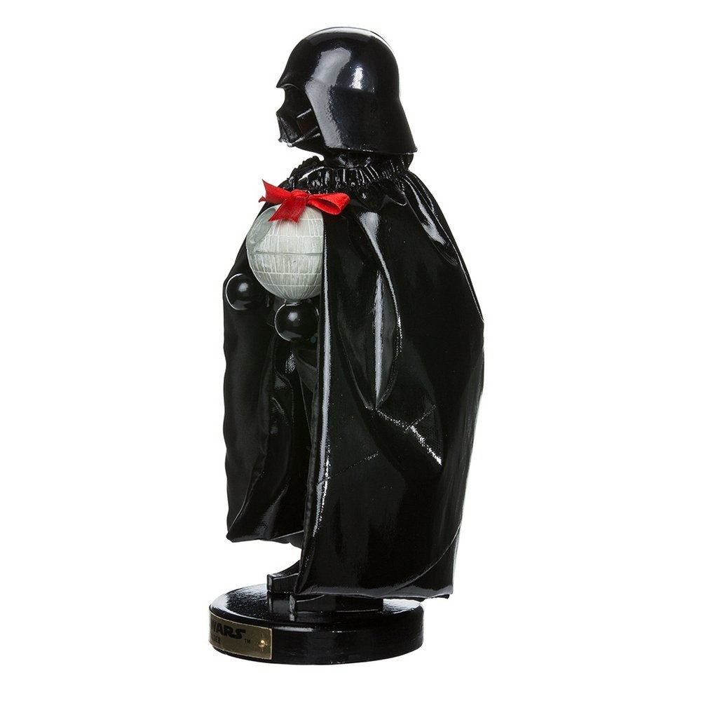 Kurt Adler Darth Vader with Death Star Nutcracker, 10-Inch