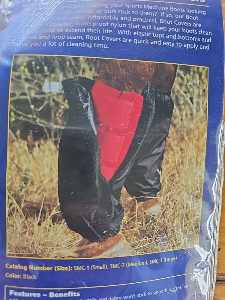 Professional's Choice Boot Covers, Size Small, Black