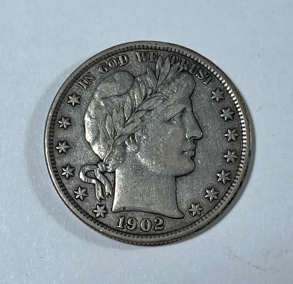 1902 Barber Half (#9481) Nice Original XF.