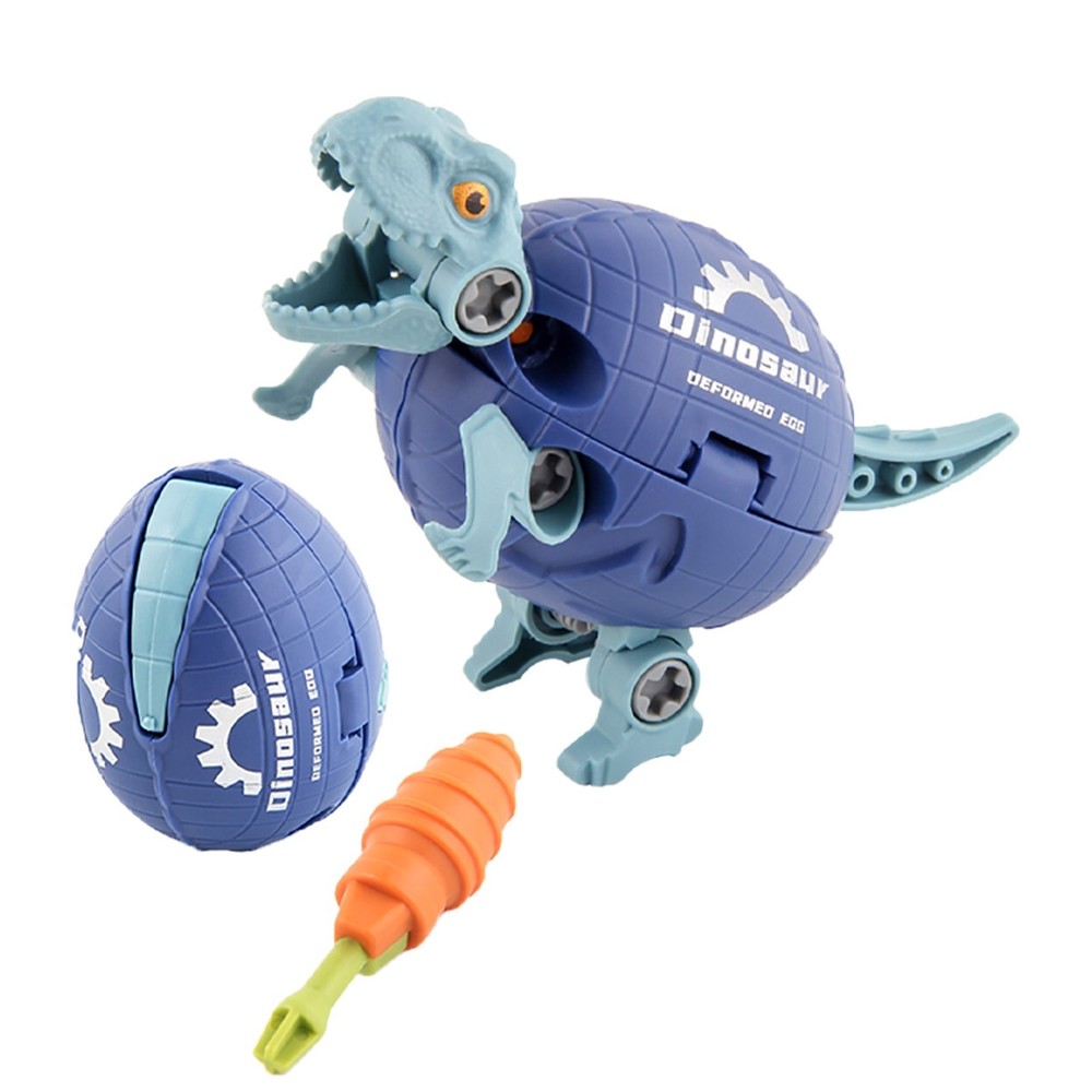 Nut Assembly Dinosaur Egg Building Blocks Deformable Model Toy Birthday Present