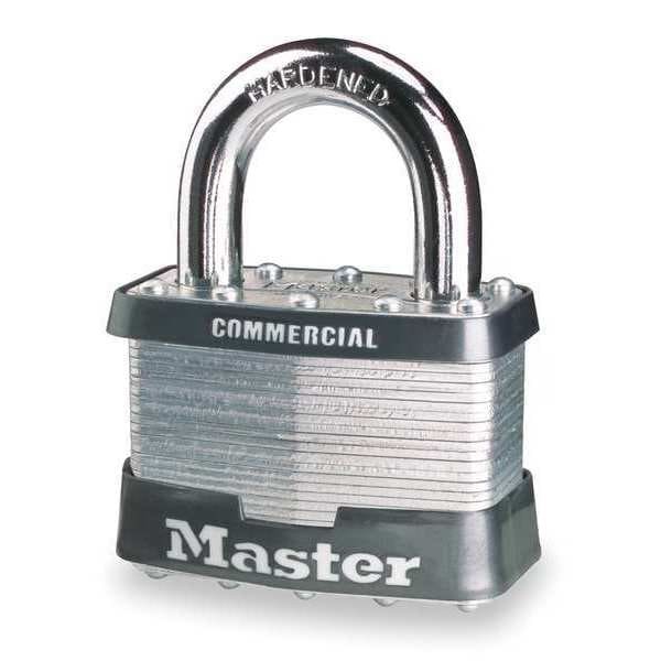 Master Lock 1Kalj Padlock, Keyed Alike, Long Shackle, Rectangular Steel Body,