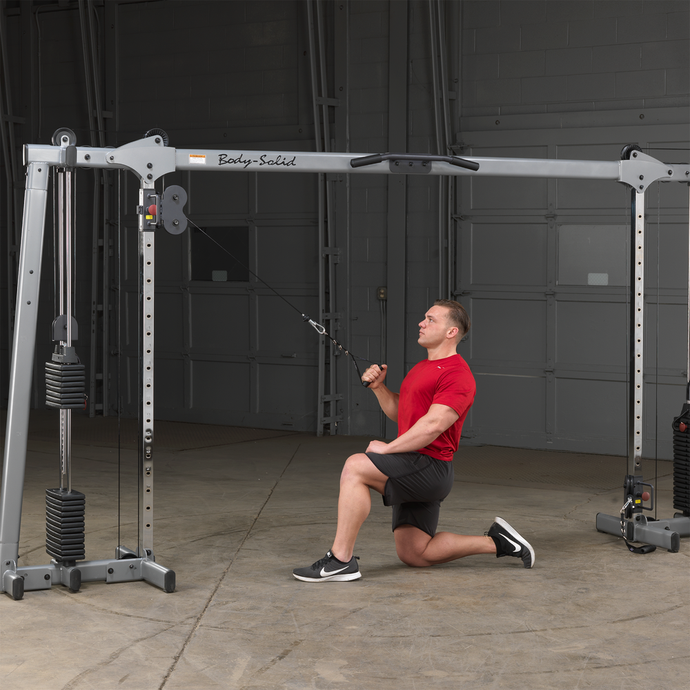 Body Solid Deluxe Cable Crossover GDCC250 Selectorized Home Gym Exercise Station