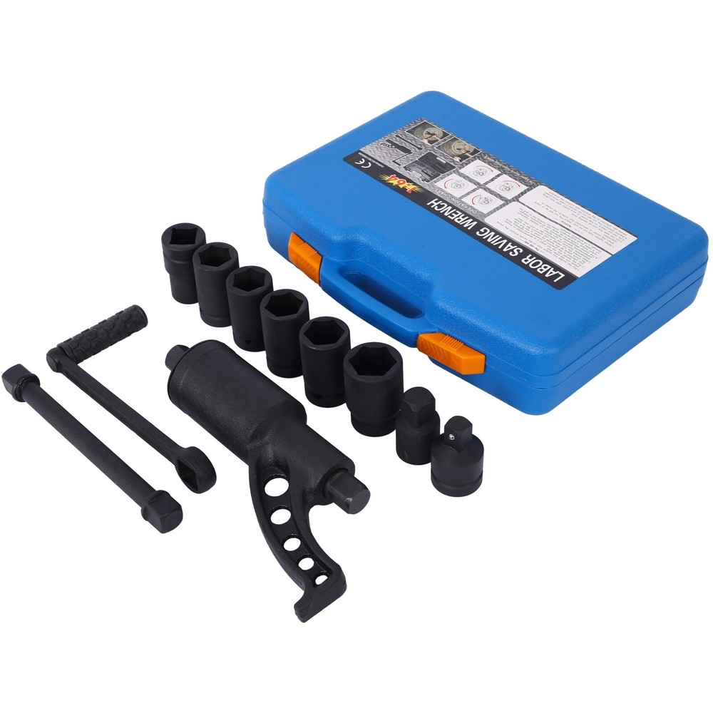 Torque Wrench Lug Nut Wrench/Cr-v Socket (Torque Wrench W/ 8pc Socket Set)