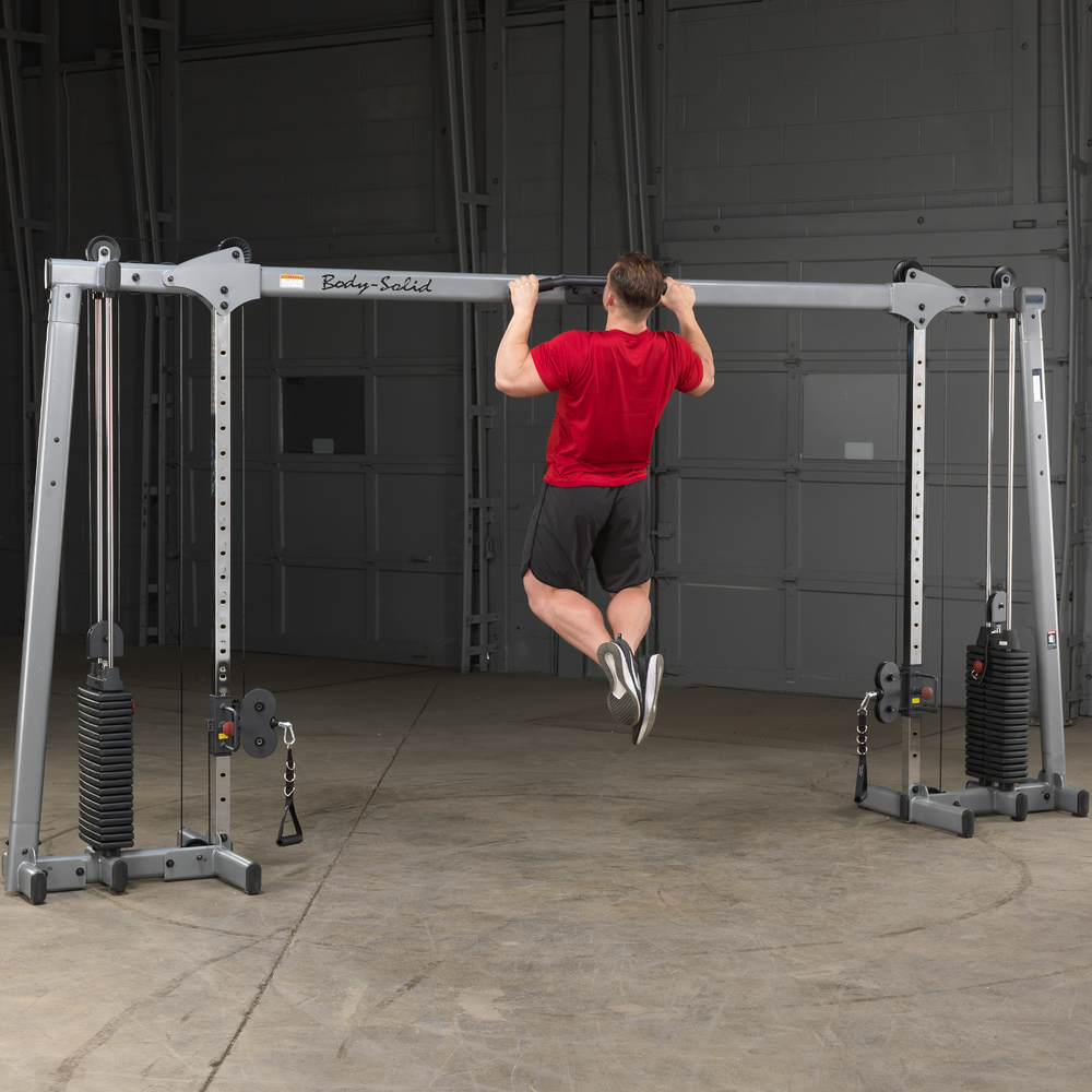 Body Solid Deluxe Cable Crossover GDCC250 Selectorized Home Gym Exercise Station