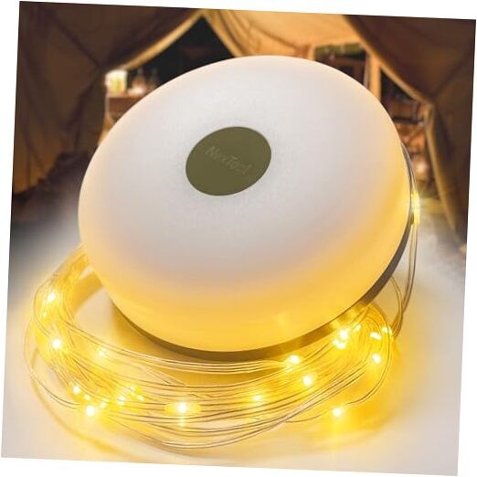 Camping Lights String, Outdoor String Light with 5 Lighting Modes, Quick 32.8ft