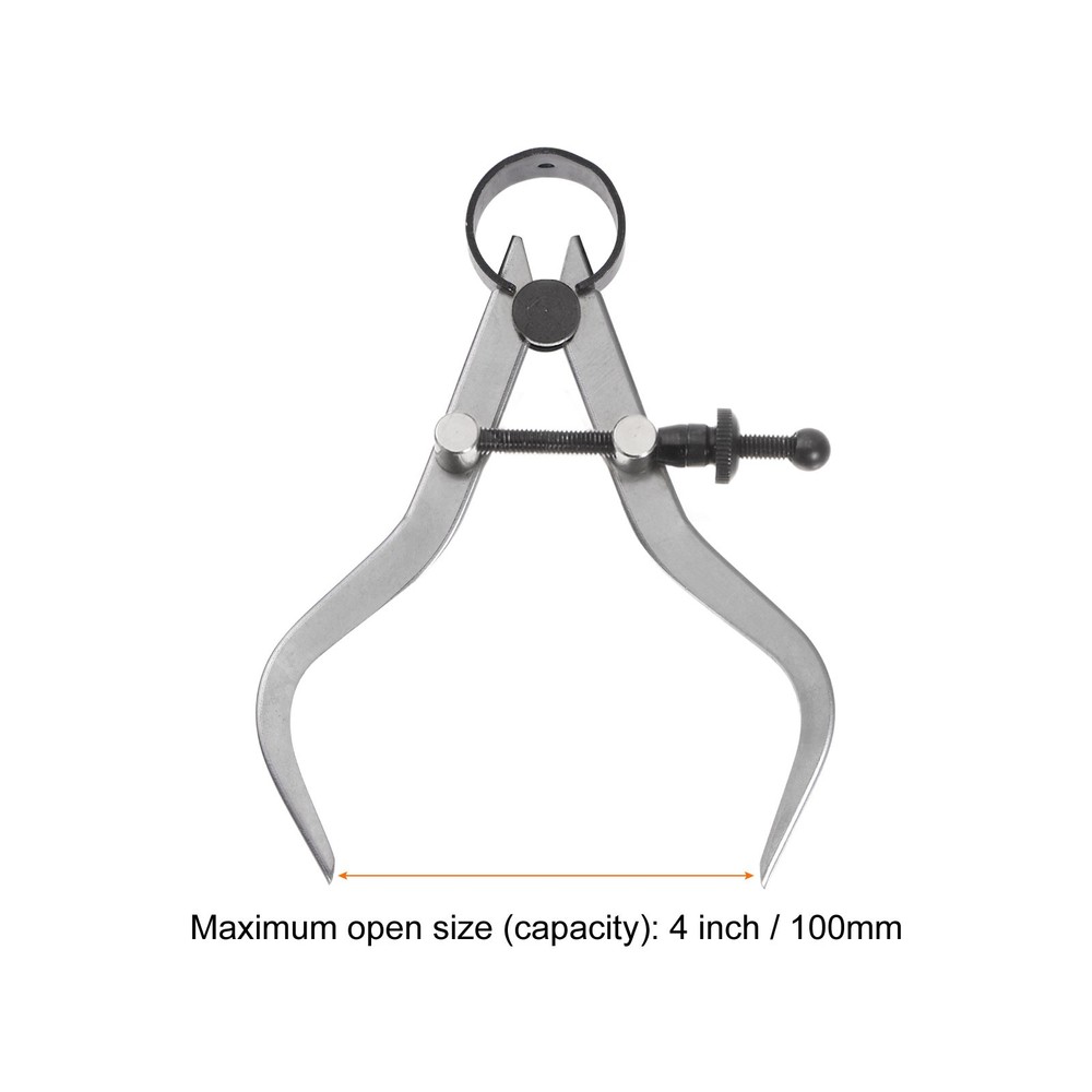 Spring Joint Caliper 4" 100mm Adjustable Spring Outside Caliper with Solid Nut
