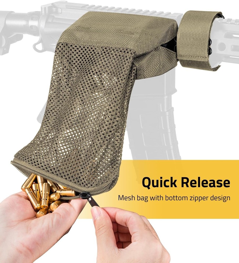 Lightweight Brass Catcher with Quick Release Zipper and Easy Installation