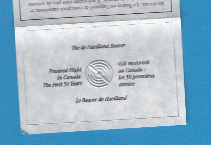1991 The Powered in-Flight Canada Silver $20 Coin