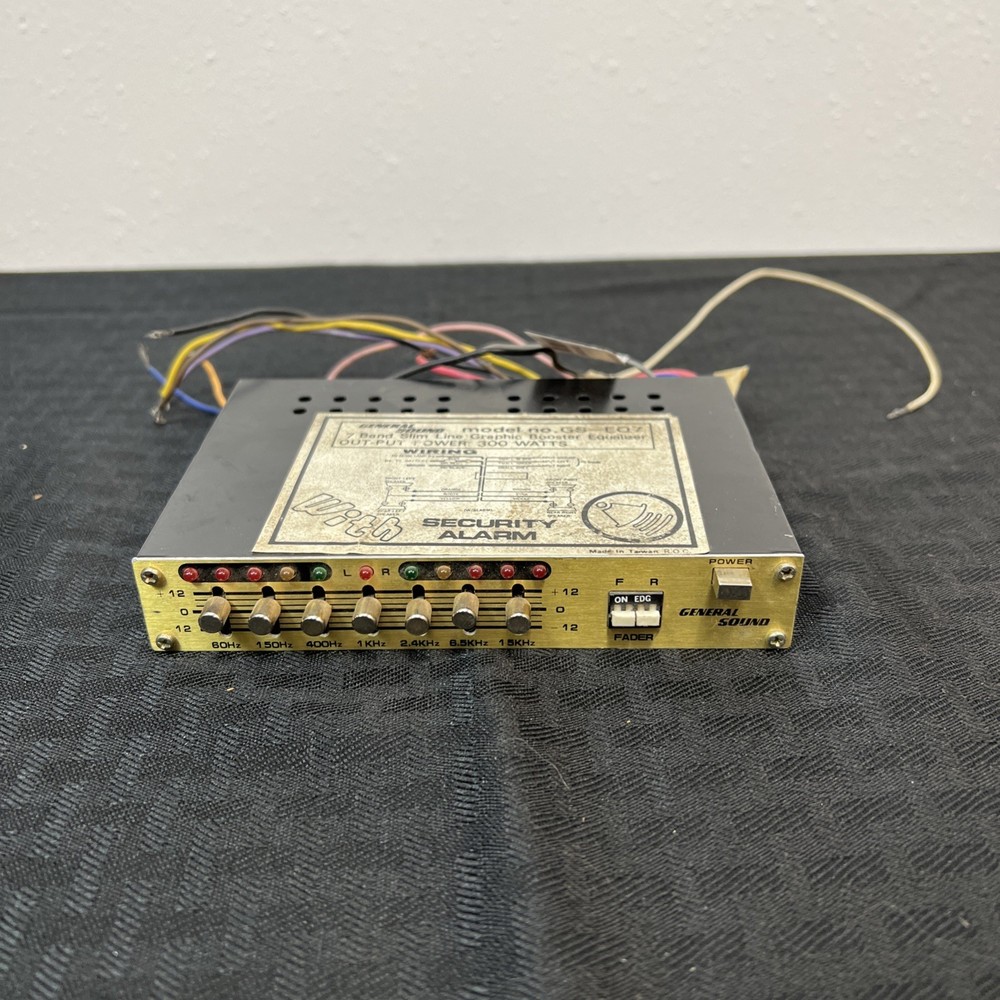 General Sound  Equalizer - As Is