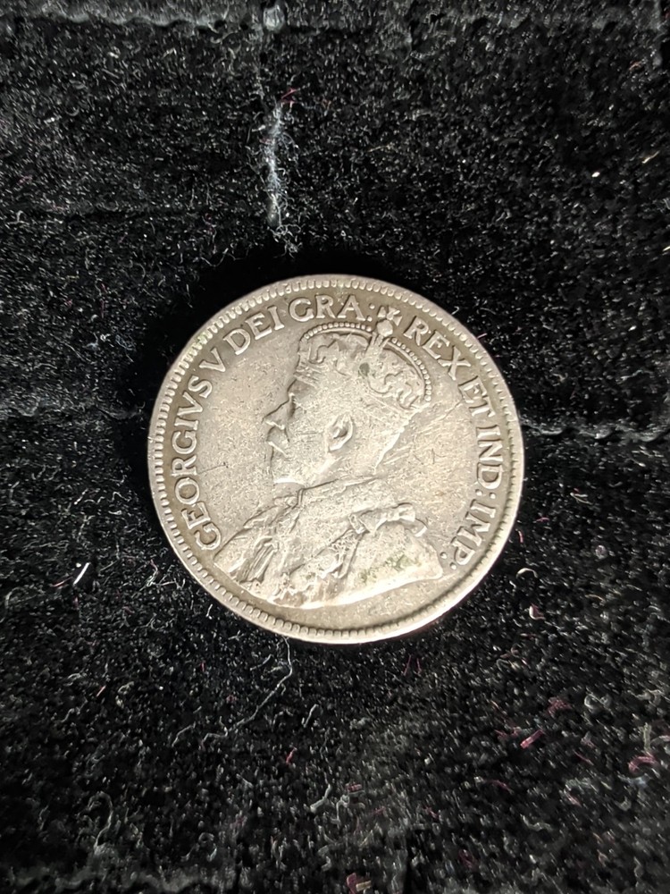 CANADA 1918 Quarter 25 Cents .925 Silver