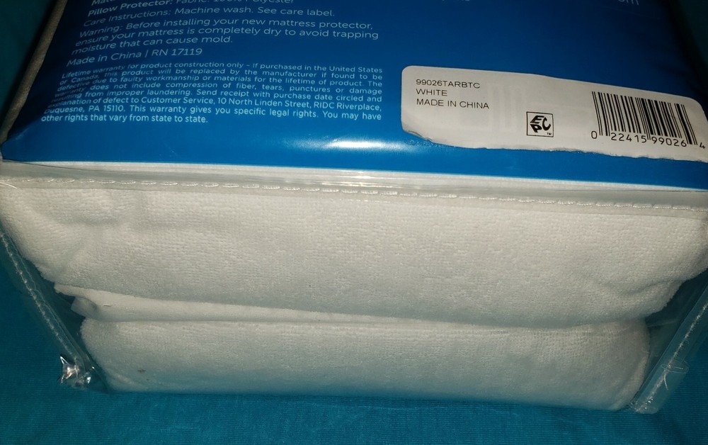 Perfect Protection Allerease Cool & Clean Bedding Kit 3 Pc-Queen NEW FREE SHIPPN