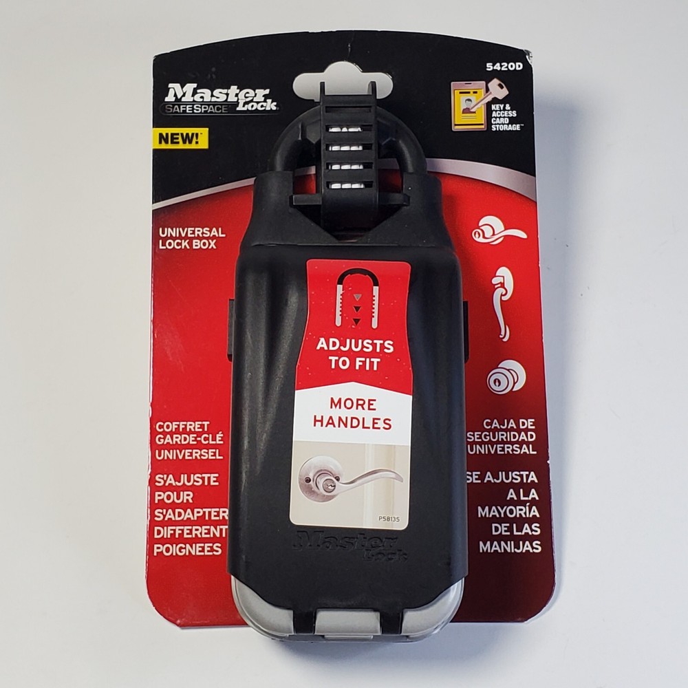 Master Lock Universal Lock Box: Spare Key & Access Card Storage! Model 5420D