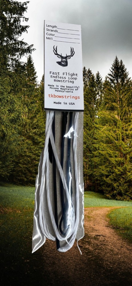 Fast Flight Bowstring / D97 / 16 strands / CHOOSE YOUR COLOR AND STRING LENGTH!