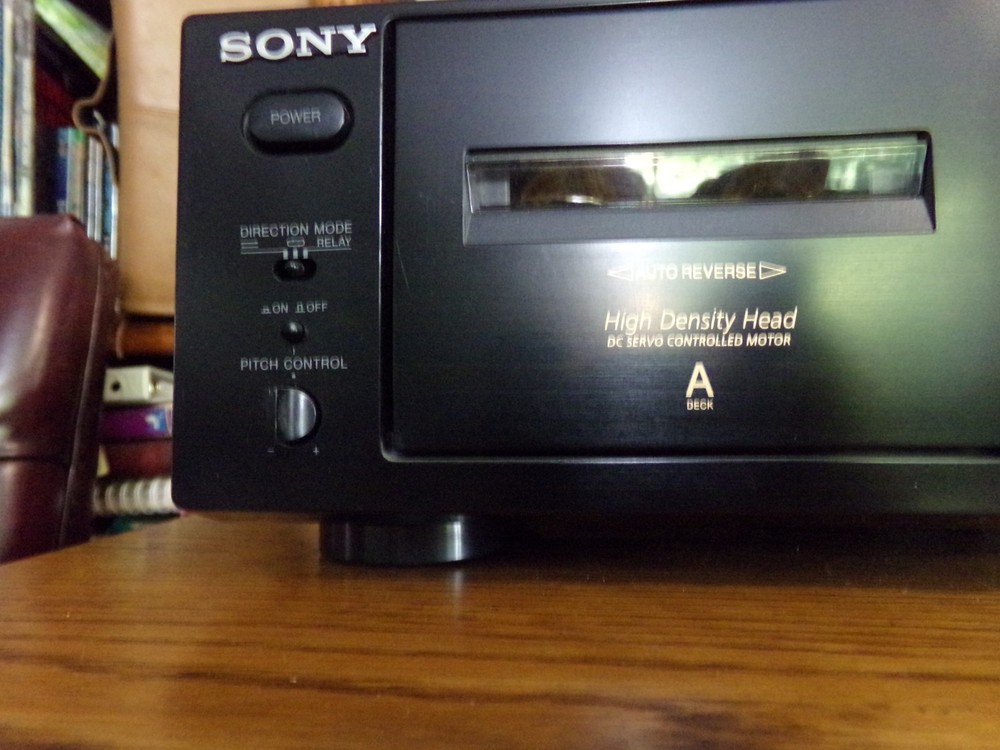 Sony TC-WE475 Dual Deck Cassette Deck Auto Reverse Pitch Control Dolby B C