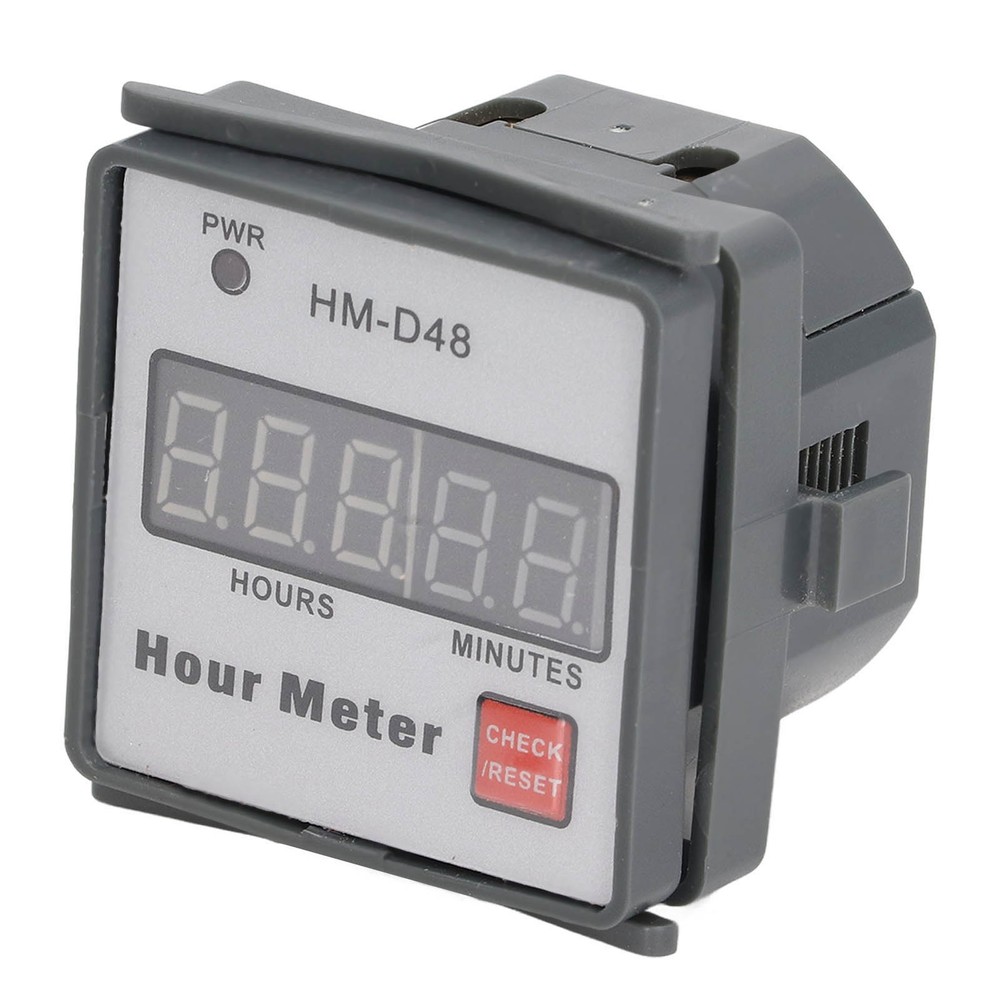 Digital Hour Meter Wide Timing Range Easy Operate For Industrial Use Premium