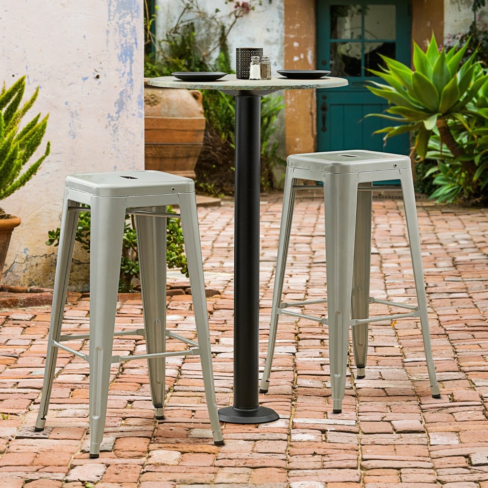 Bolt Down Restaurant Table Base with 3'' Dia. Bar Height Column