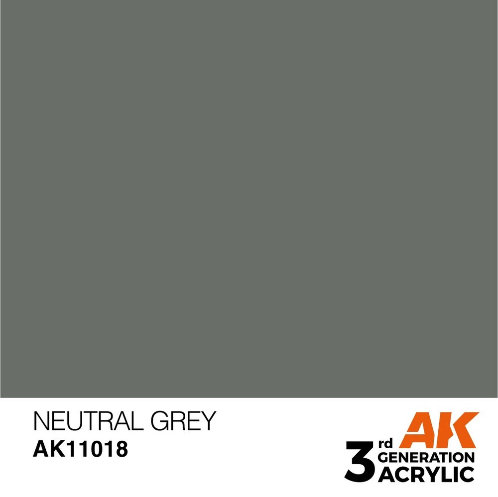 AK Interactive 3G Acrylic Neutral Grey 17ml
