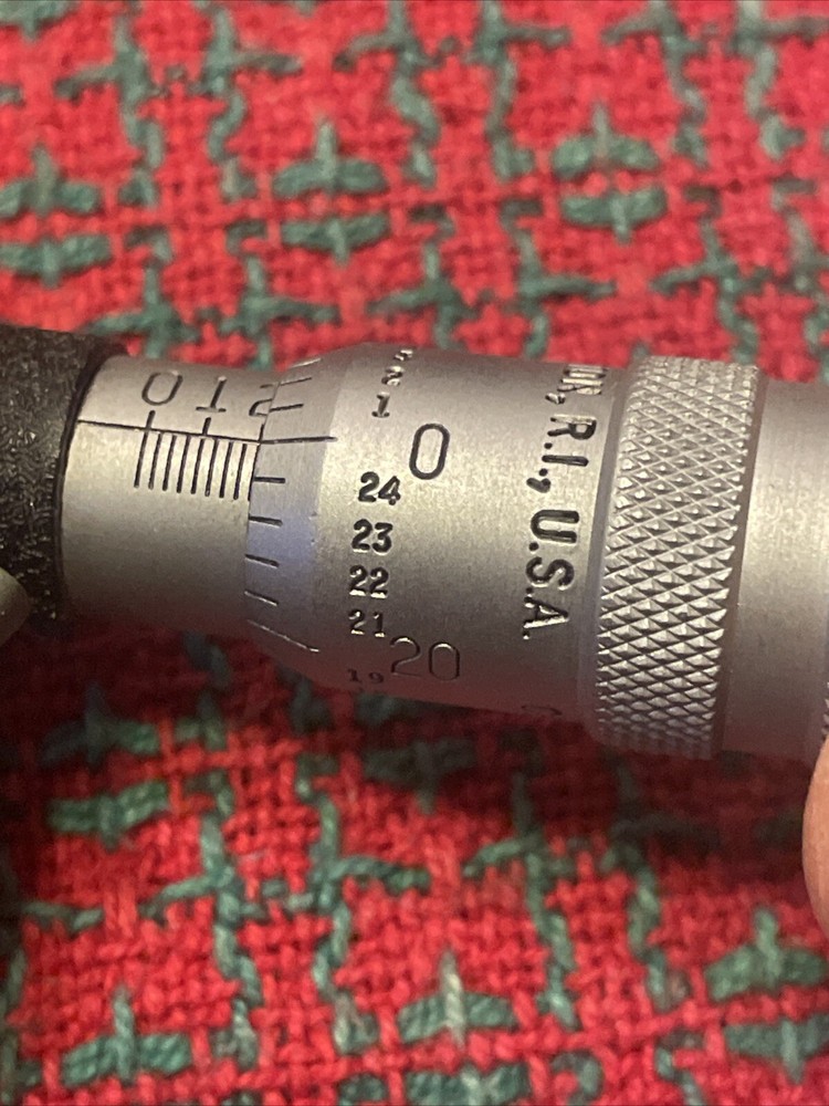 Vintage Central Tools Micrometer Rhode Island 🇺🇸 Unused!