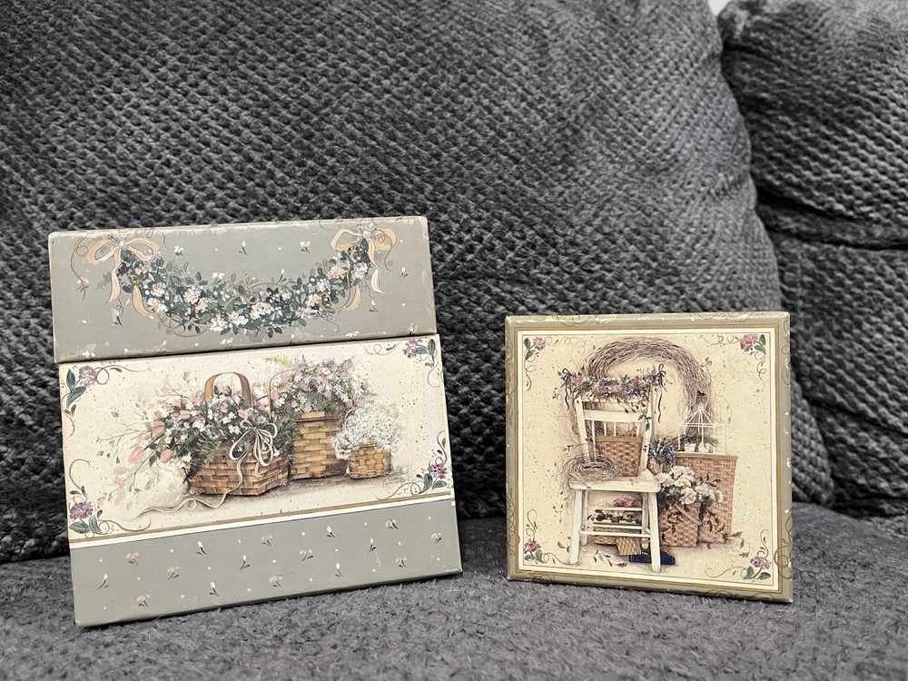 Longaberger Type Gift Boxes, Set of 2