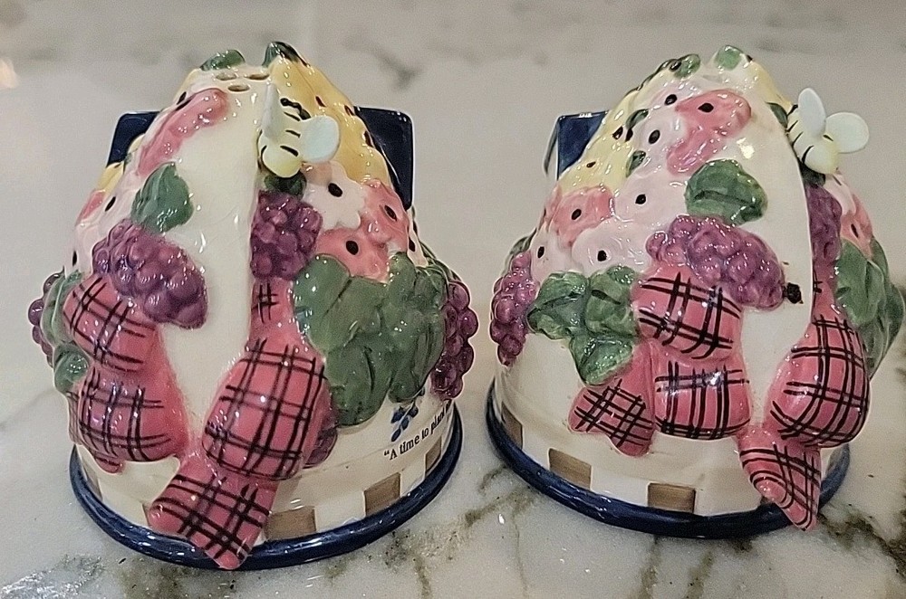 DaySpring Salt & Pepper Shakers with Scripture Verse, Ecclesiastes 3:2
