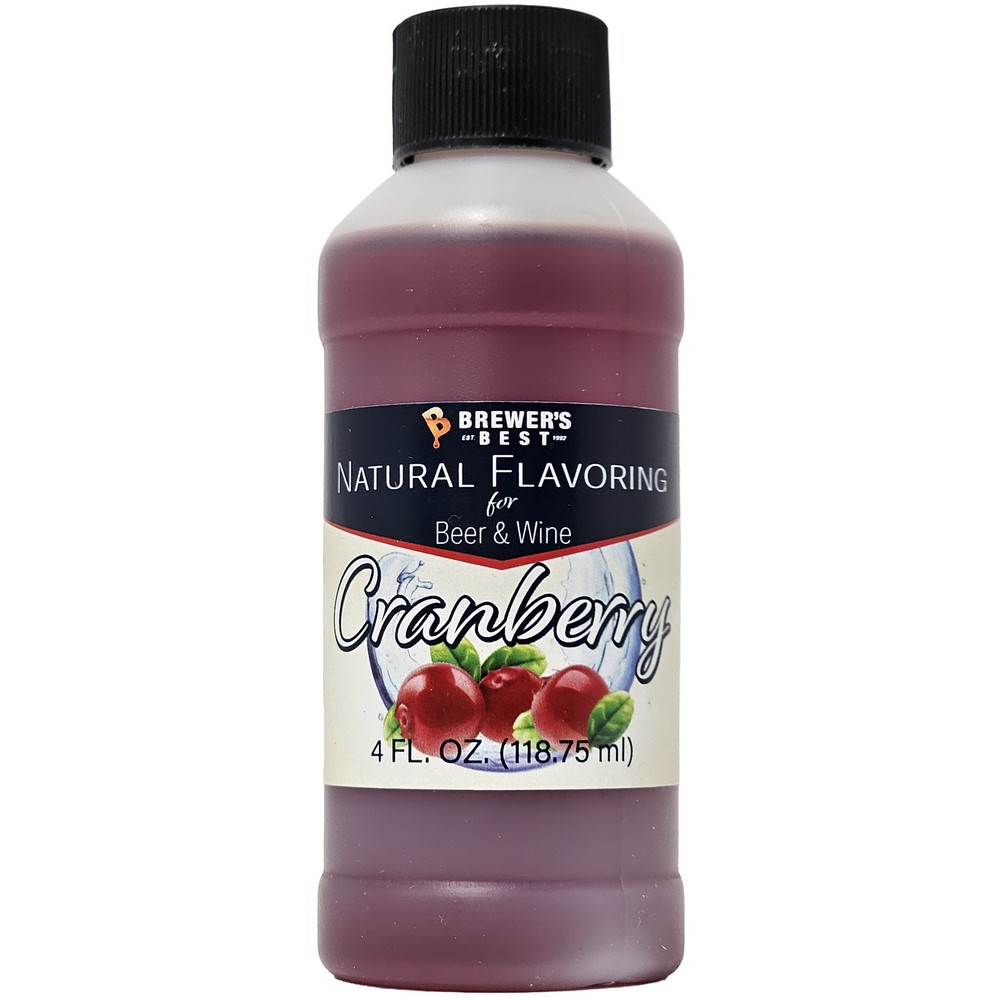 Brewer's Best Natural Beer and Wine Fruit Flavoring (Cranberry)