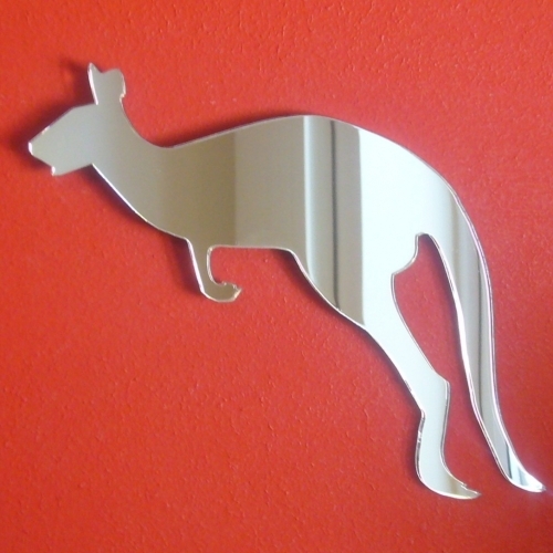 Kangaroo Shaped Acrylic Mirrors (Several Sizes Available)